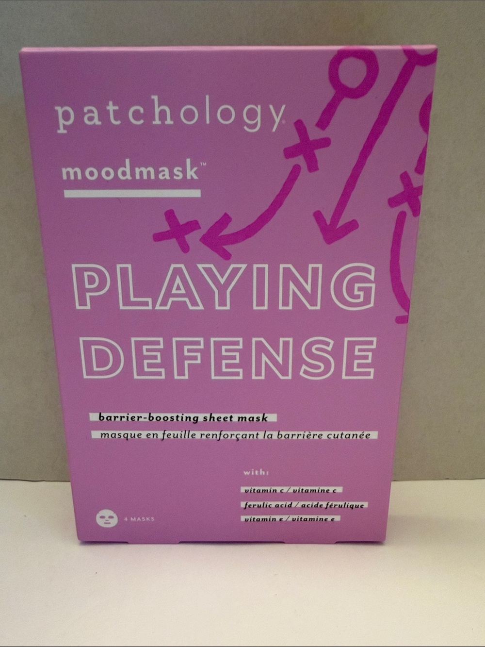 💕5/25💕Patchology 4 Pack Moodmask Playing Defense Sheet Mask